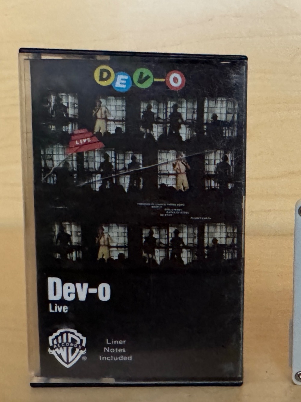 Vintage Devo Live Cassette Tape, 1980 Warner Bros Canadian Pressing